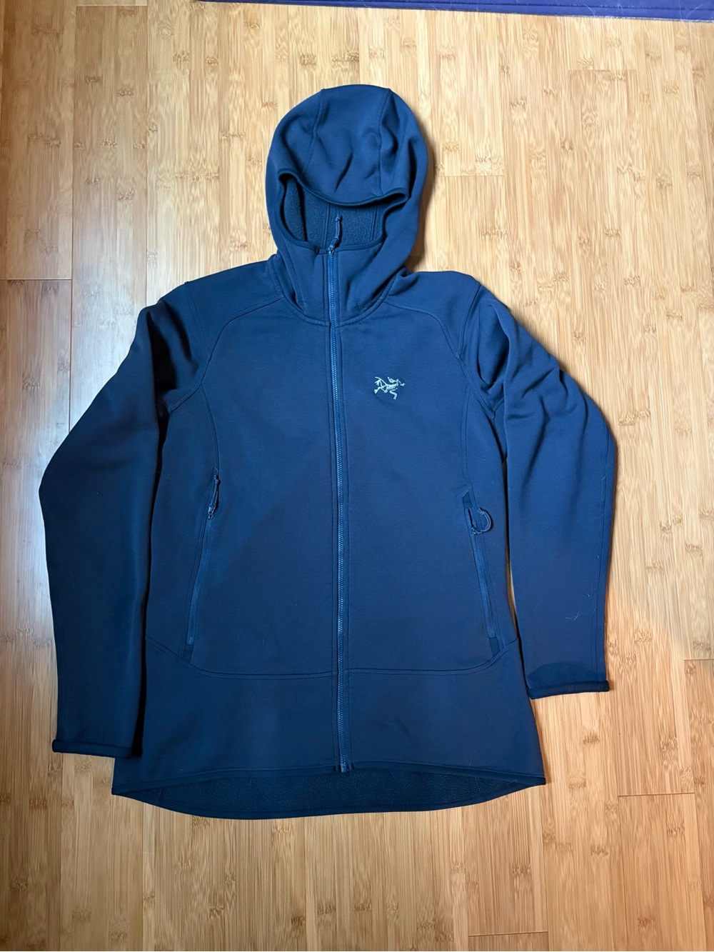 Arc'teryx Women's Navy fleece hoodie